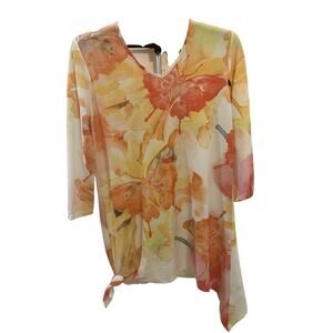 Cactus Butterfly Tunic Women's size M